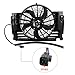 GELUOXI Ventilador de refrigeración del radiador compatible con X5 E53 3.0 4.4 4.6 4.8 2000-2006#64506908124 64546919051 64546921940 64548380573