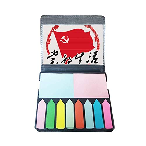 Emblème de fête chinoise autoadhésif marqueur de page patriotique