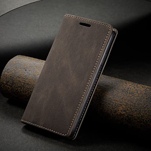 Étui portefeuille iPhone XS Max gris housse clapet protection intégrale