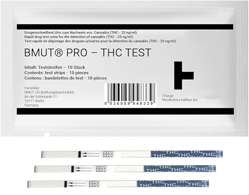 Pruebas Rápidas de Drogas THC 25 ng/ml