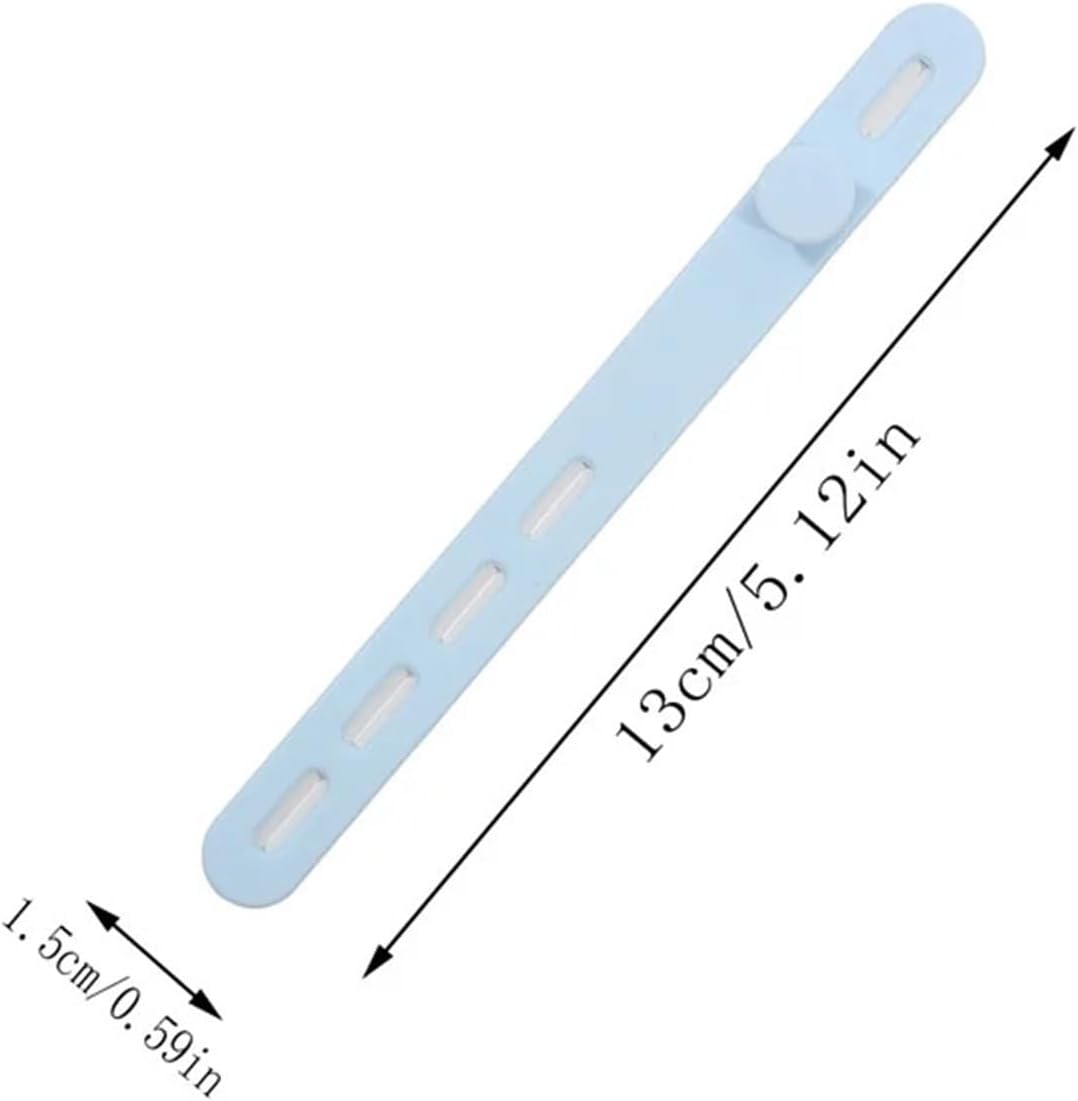 Silicone Rubber Bands 80pcs Cable Ties Adjustable Silicone Wire Organizer Data Storage Strap Anti Loss Fixing Device Home Products