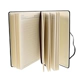 Gadpiparty Notizbuch für Musikkomposition A5 Veganes Leder 96 Dicke Seiten Kratzfester Hardcover...