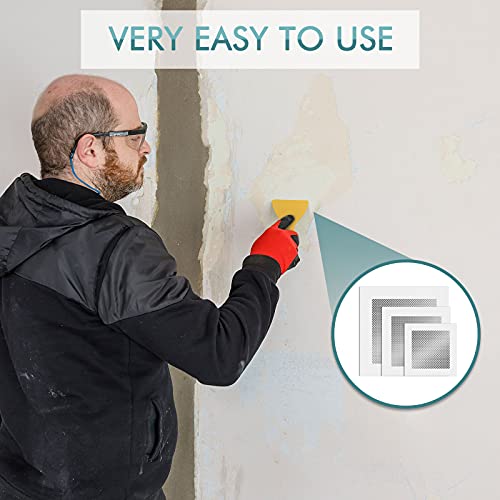 Wall Patch Repair Kit,Drywall Repair Kit Self Adhesive,4/6/8 Inch Mesh Wall Hole Repair Kit For Ceilings Drywall Plasterboard(12Pack) #TOP3