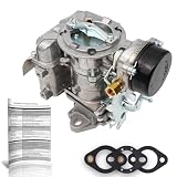 NACHUAN New 1 Barrel Carburetor For Ford YF Type Carter Carb for Ford 240 250 300 YF 6 Cylinder CIL Engine 1975-1982 D5TZ9510AG Replace # RSC-300A 6307S 6054 6055 6056 6057 6058 Automatic choke