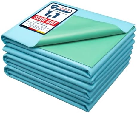 Garronda 6x10m Teichfolie PE 0,5mm UV Folie Teichplane 3-lagig GD-0223 | 60 m², Blau-Grün, wasserdicht und UV-beständig, für Gartenteich, Fischteich, Bachlauf, Brunnen, Wassergarte