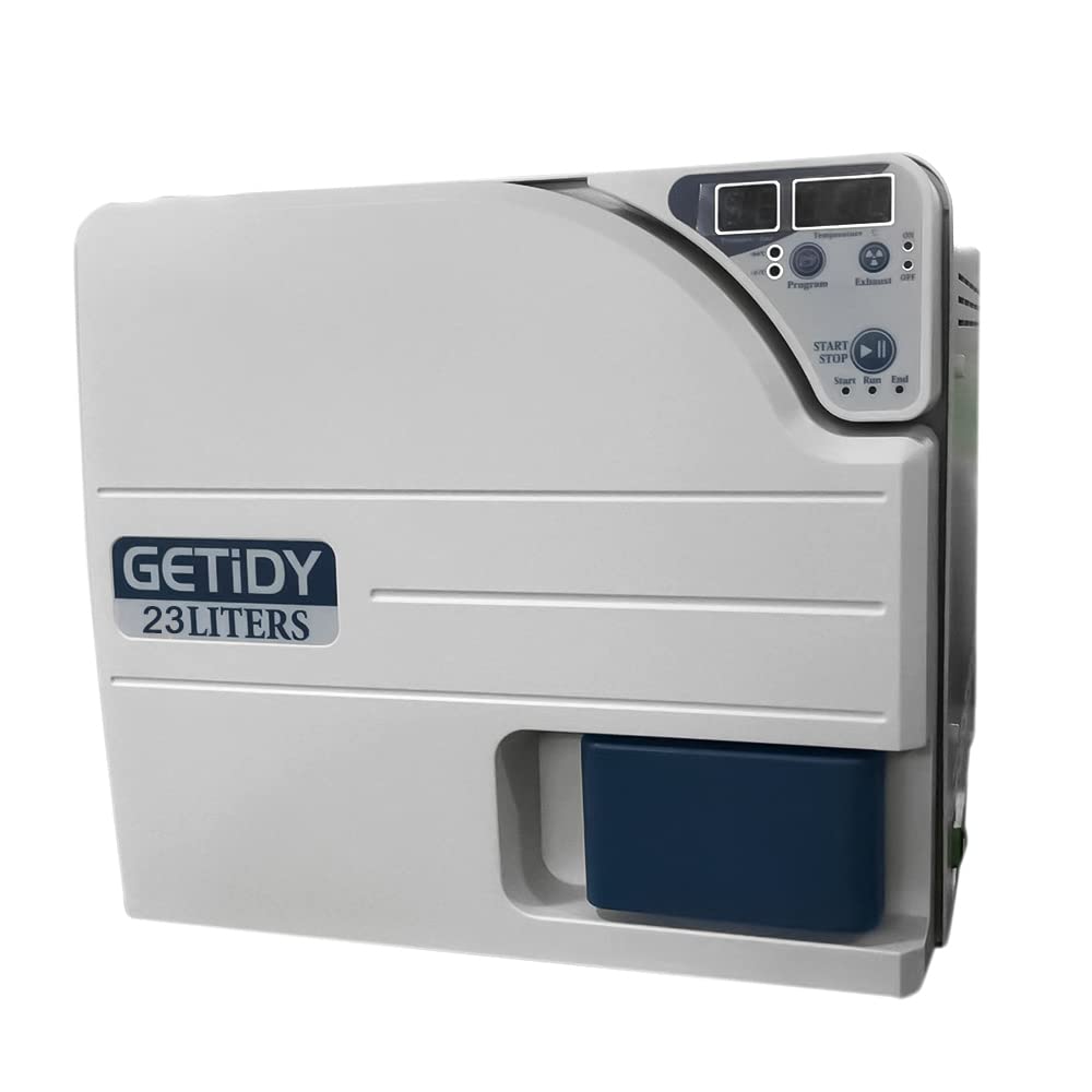 23L Automatic Class N High Temperature Pressure Vacuum Steam Sterilizer Stainless Steel Autoclave Machine with Double Control Lock System JC-23