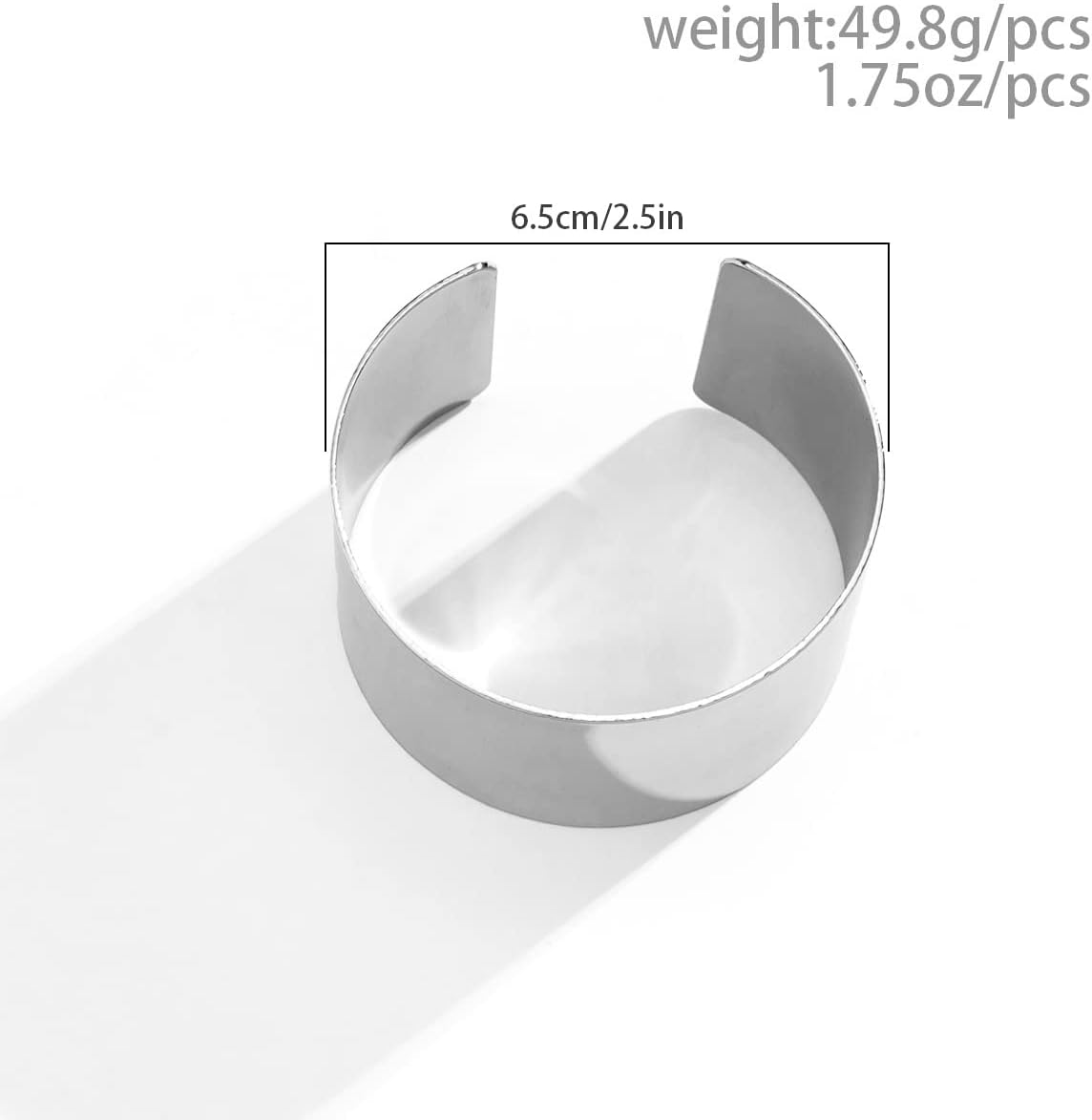 COLORFUL BLING Chunky Gold Silver Open Wide Hammered Wrist Cuff Bangle Adjustable Hollow Leaf Flower Wrap Bracelet for Women Statement Wristband Jewelry - Image 2