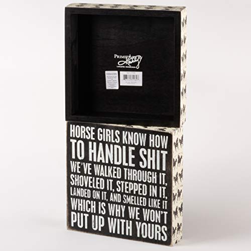 Primitives by Kathy Box Sign, Horse Girls (31184) - Thumbnail 3