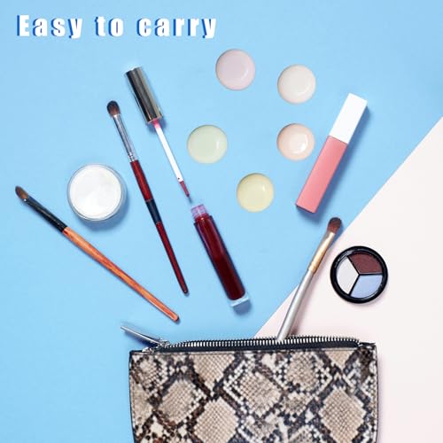 5 Pcs Travel Containers - Makeup Travel Containers(10ml) Convenient Jars for Creams, Leak-proof Accessories with Lid for Cosmetic Makeup Face Body Hand Cream4