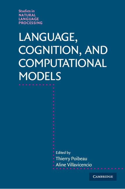 Buy Language, Cognition, and Computational Models — BookShops.in