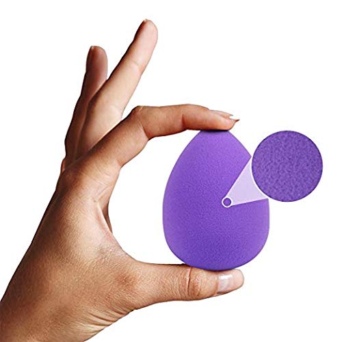 Makeup Sponges, ESARORA 6 Pieces (3+3) Foundation Blending Sponges Flawless Makeup Blender for Liquid Creams and Powders - Multi Color and Saving Money Makeup Sponge
