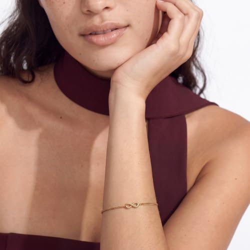 Purelei Tiny Infinity Armband (Gold) – Filigranes Damen Armband – Ansicht 2