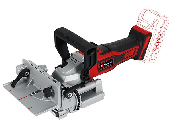 Einhell Cordless Biscuit Joiner 18V TE-BJ 18 Li-Solo Power X-Change (18V, 6500 RPM, 3/4" Depth, w/Collection Bag, Battery and Charger NOT Included) by Einhell - Used condition - CA$97.45