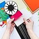 VILLCASE Kantenschneider für Papierarbeiten: 12-in-1 Papierschneider Zum Basteln – Multifunktionales Schneidemaschine Papier mit Maßangaben – Zum Schneiden Von Scrapbook, Fotos (Schwarz)