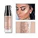 SACE LADY Liquid Highlighter Makeup Shimmer and Shine Ultra-Smooth Radiant Illuminator For Face Cheekbone Body Glow Bronzer Glitter Illuminating Highlighters Makeups, 0.2Fl Oz