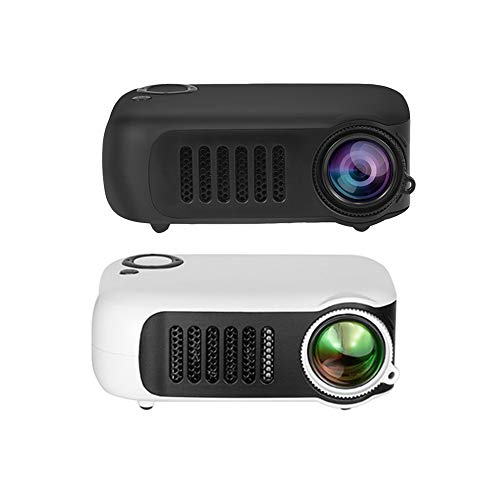 Mini Tragbarer LCD-Projektor Eingebauter Lautsprecher 800 Lumen HD 1080 P LED-Videobeamer-Unterstützungsenergienbank HDMI/TF/IR/USB Für