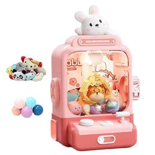 Mini machine à griffes enfant jeu arcade maison avec 10 peluches et jouets