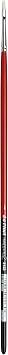 da Vinci Hog Bristle Series 5123 Maestro 2 Artist Paint Brush, Bright Medium-Length with Red Handle, Size 1