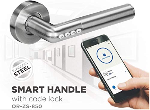Orno OR-ZS-850 Elektronisches Türschloss Bluetooth Smart IP44 Öffnen über PIN und über die Anwendung