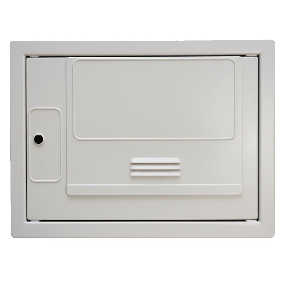 Suinga Armoire compteur d'eau sans judas 50 x 35 x 14 cm, polypropylène gris