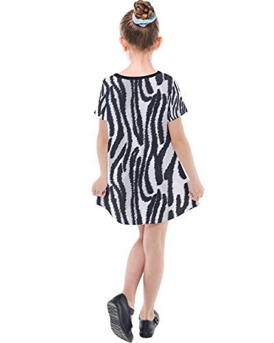 PattyCandy Girls Fun Zoo Animals Sleeveless Dress & Cotton Short Sleeve Dress for 2-13 Years2