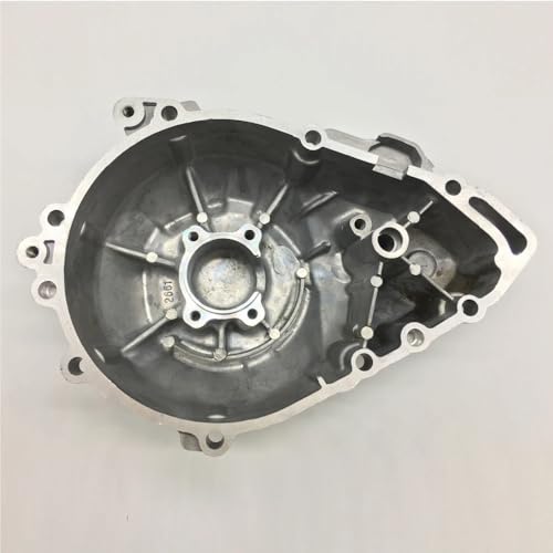 Cubierta de motor para Z800 2013-2014 en aluminio plateado resistente 4