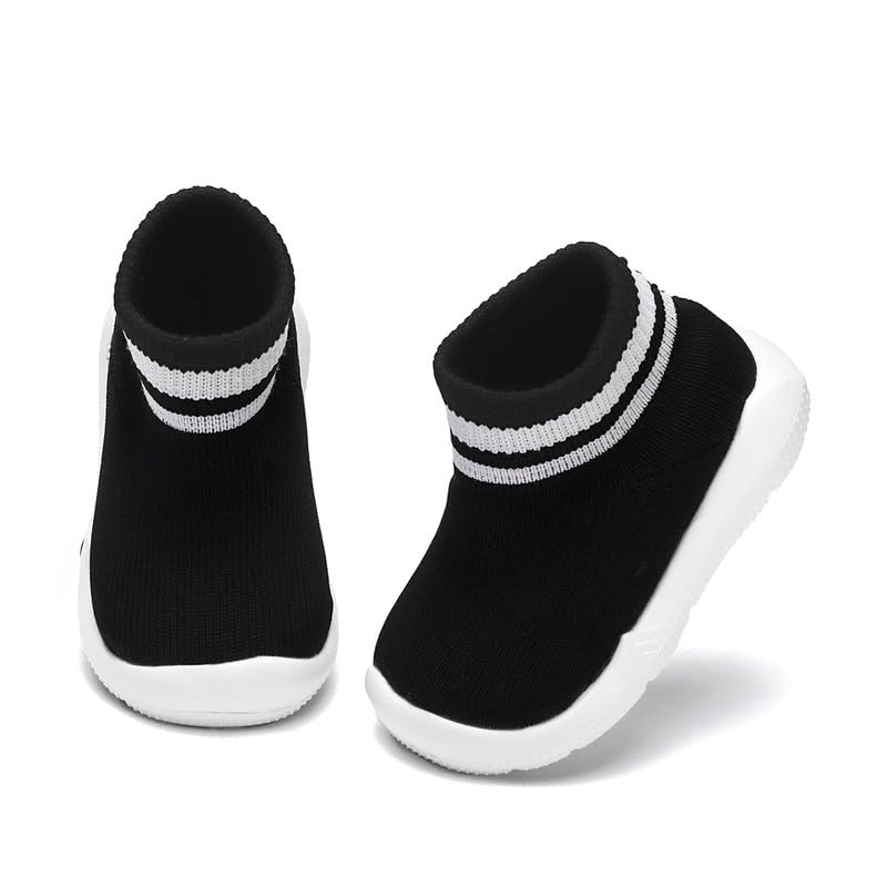 Image of Engtoy Baby Shoes & Socks - Non-Slip Breathable Slippers with Soft Rubber Sole - Baby Boys & Girls Slip On Sneakers