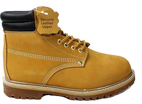 LABO Fuda Men's Leather Working Boot - 6311-TAN-9