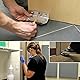 No-Touch-Türöffner, freihändiger Fuß-Türfuß-Zugöffner, freihändig, kontaktlose Füße, Türöffner für Badezimmer, Restaurant, öffentliche Bereiche (schwarz)