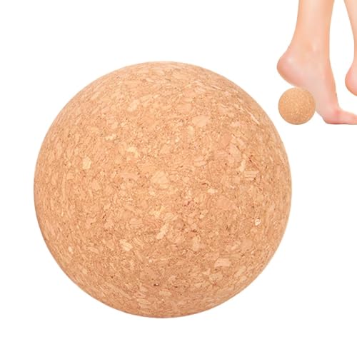 Bola muscular, juego de bolas de de puntos de activación, herramienta de masaje de liberación de fascia con textura de corcho, mejora y recuperación muscular, ideal para yoga, estiramiento
