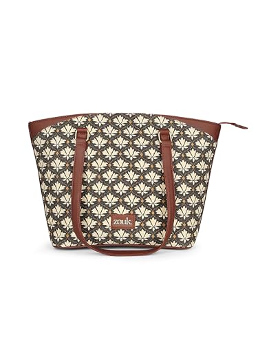 Image of ZOUK Printed Vegan Classic Travel Tote For Women's Ladies
