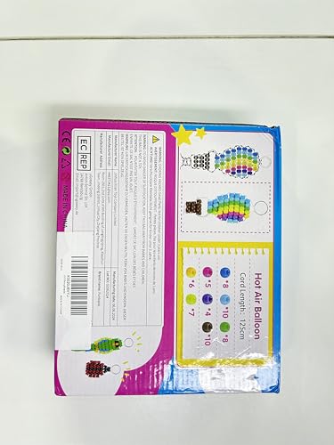 Funtopia Beads for Crafts, Pony Beads Keychain Making Kit, Bead Pets Art Crafts for Kids Beginners, Birthday Party DIY Craft for Girls Boys (1500 Beads, 30 Designs) - Image 9