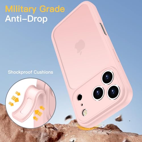Coque iPhone 17 Pro résistante aux chocs et chutes rose - 6