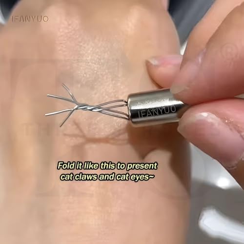 Image of THR3E STROKES HEART MAGNET 3D Cat Eye Gel Polish Nail Magnet Tool for Nail Art Design Magnetic LED Polish Soak Off UV Gel DIY Magnet Stick Manicure Art Tools Kit for Salon Studio or Home (PINHeartMAGNET) (PIN)