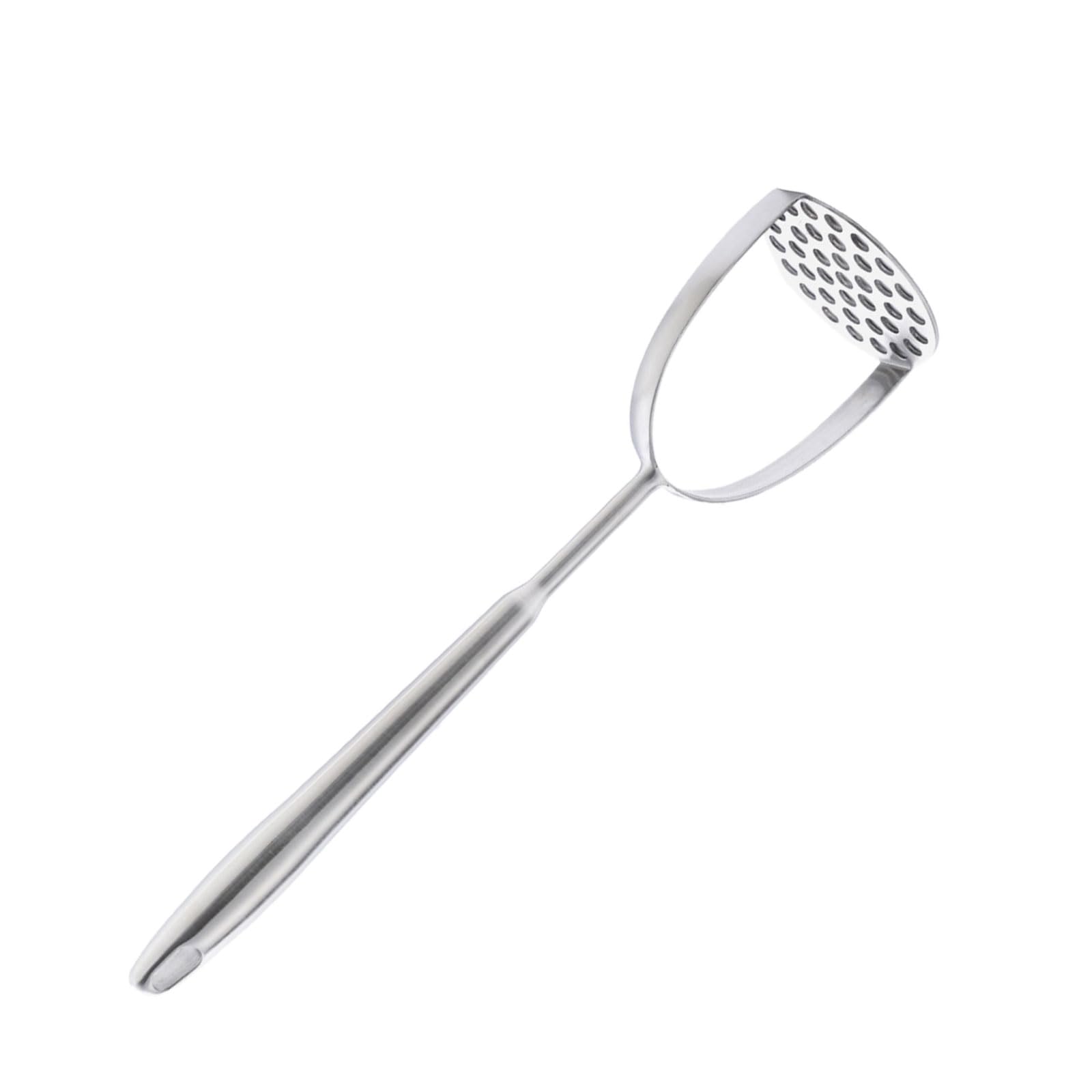 MICFENY Steel Potato Masher 12.5Inch/13.39in for Potatoes Avocados Bean Fruits Vegetables Pet Food Dishwasher Safe Tool
