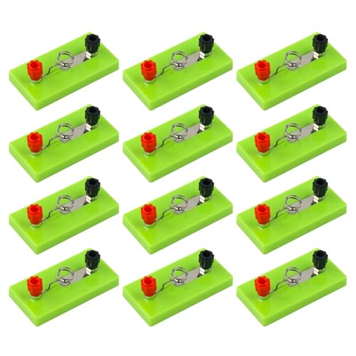 12PCS Small Screw Bulb Socket Small Lamp Holder for Electrics Experiment and Teaching Demonstration