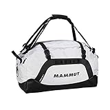 Mammut Cargo SE 60 Reise- / Sport-Tasche - Robuste Reisetasche mit breiten Handgriffen - abriebfester Boden, 3 Organisationsfächer im Hauptfach, lichtreflektierendes Logo - schwarz-weiß
