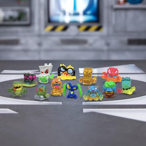 MrBeast Lab Swarms, Atomic-Serie, Mega-Labor-Packung, Experiment, Wasser hinzufügen, Reagenzglas schütteln, 2/12 Mini-Monster-Sammelfiguren (2,5 cm) von MrBeast Swarms enthüllen