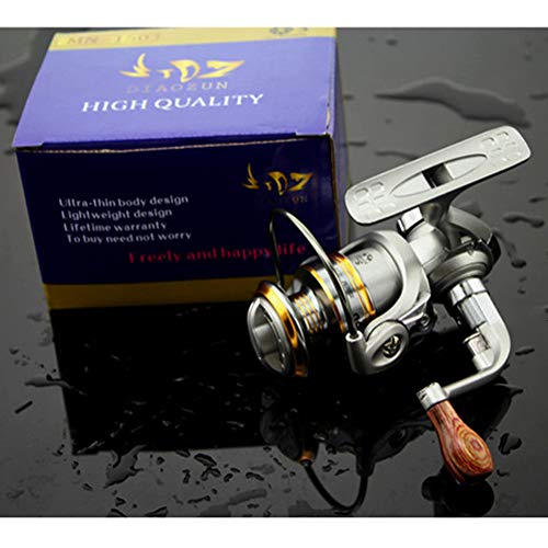 Szkn Fishing 6 Rolamentos Mini na Palma Proporção 5.2:1 Nylon 66 + Material de Fibra de Vidro Mini C