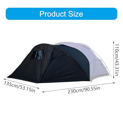 Tienda de campaña transpirable con protección sol y lluvia para trekking 3