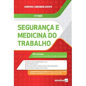Capa do livro Segurança e Medicina do Trabalho – 24.ª Edição