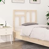 Genérico Cabecero de Cama Madera Maciza de Pino 95,5x4x100 cm,Cabeceros y pies de cama-818950
