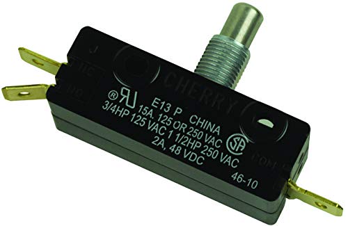 0E13-00M0 - Microswitch Spring Plunger Screw SPDT 15 A Snap Action-6pack