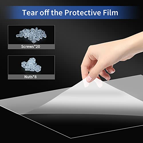 PIPART Acrylic Display Case for Lego 21323 Grand Piano; ONLY Display Case, The Model NOT Included