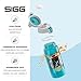 Sigg - Trinkflasche Kinder - Viva One Monstertruck - Für Kohlensäurehaltige Getränke Geeignet - Auslaufsicher - Spülmaschinenfest - BPA-frei - Sport & Schule - Blau - 0,5L