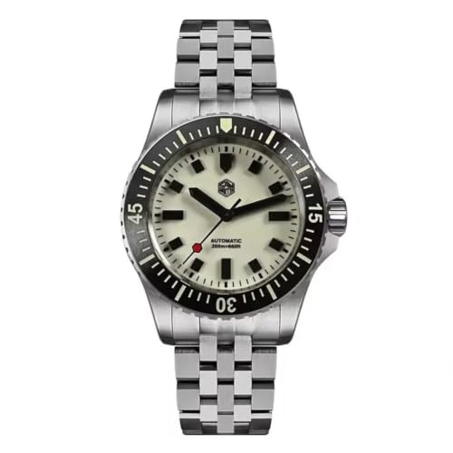 Image of San Martin SN0012GB 40mm Automatic Dive Watch, 1200HV Steel