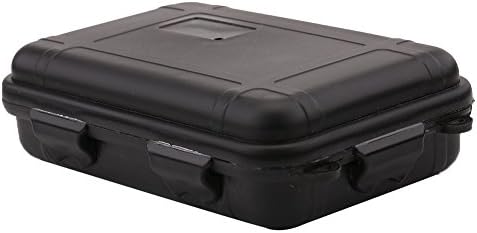 Survival Storage Box Outdoor Survival Storage Box Plastic Shockproof Waterproof Container Airtight Case Carry Box for Outdoor Activities Travel or Home Use 2 Colors 2 Sizes