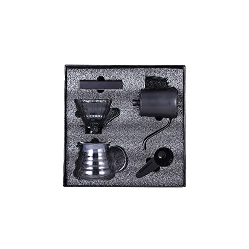 Kaffee Topf Kaffeemaschine Set Tragbare Tropfkaffeemaschine Set Home Kaffee Appliances for Home Office Geschenk (Color…