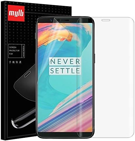 MYLB Oneplus 5t Screen Protector, [4 Pack] Soft TPU Full Cover Film Screen Protector for Oneplus 5t（Note: Non-Tempered Glass Film） (Transparent)