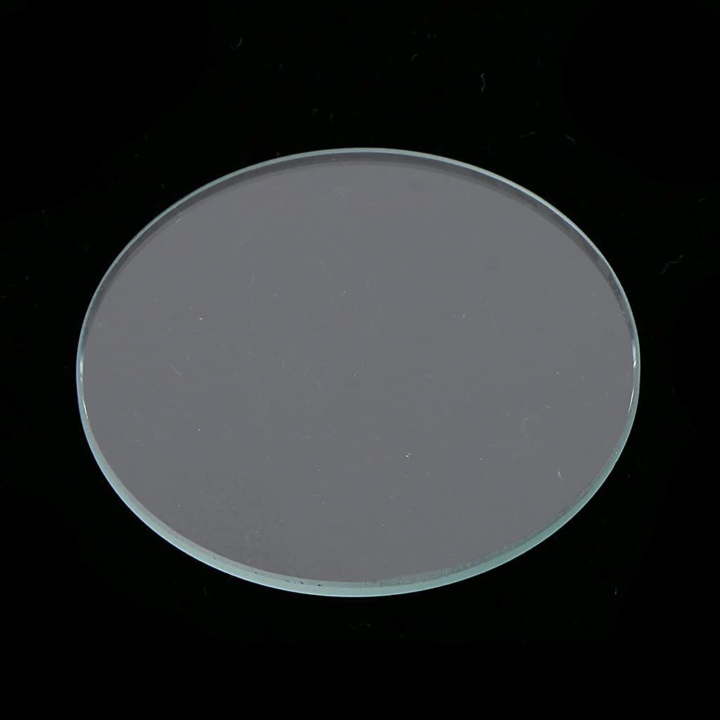 Generico 10 pz/pz 28mm-38mm Orologio Piatto Cristallo Vetro Minerale Parti di Ricambio Spessore 1mm -30.5mmBella e abile.